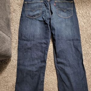 Mens levis 514 Blue Jeans 34x30